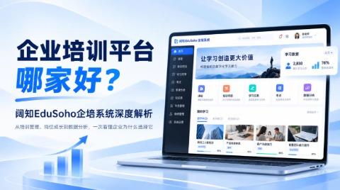 企业培训平台哪家好？阔知EduSoho企培系统，为什么更适合想把培训真正做起来的企业？